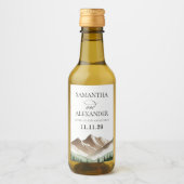 Minimal Mountain ワインラベル (正面)