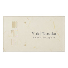 Minimal Name Badge | Elegant Magnetic Acrylic Name 名札