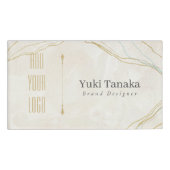 Minimal Name Badge | Elegant Magnetic Acrylic Name 名札 (正面)