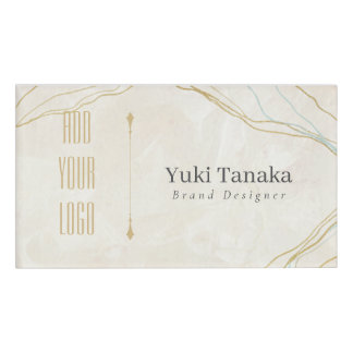 Minimal Name Badge | Elegant Magnetic Acrylic Name 名札