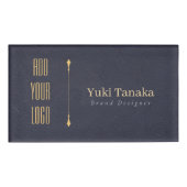 Minimal Name Badge | Elegant Magnetic Acrylic Name 名札 (正面)