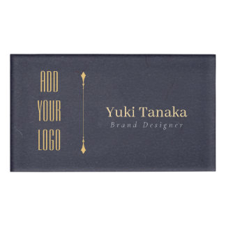 Minimal Name Badge | Elegant Magnetic Acrylic Name 名札