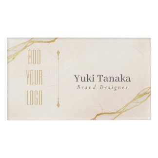 Minimal Name Badge | Elegant Magnetic Acrylic Name 名札