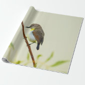 Minimal Nature Bird Wrapping Paper ラッピングペーパー (アンロールド)