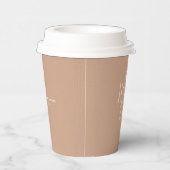 Minimal Neutral Hello Baby Paper cup 紙コップ (右)