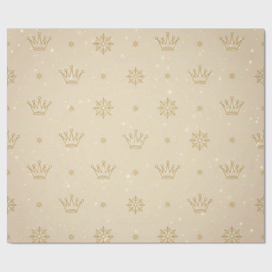 Minimal Neutral Luxe Christmas Wrapping Paper ラッピングペーパー (フラット)