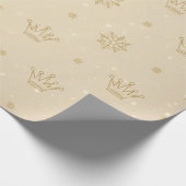 Minimal Neutral Luxe Christmas Wrapping Paper ラッピングペーパー (角)