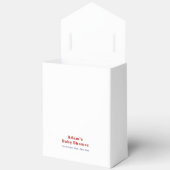 Minimal Oh Boy Slugger Baseball Sport Baby Shower  フェイバーボックス (見開き)