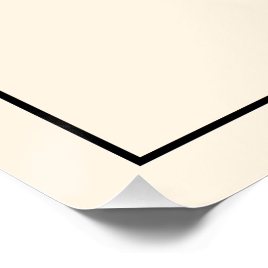 Minimal Olive and Blush Wedding Guestbook  ポスター (コーナー)