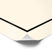 Minimal Olive and Blush Wedding Guestbook  ポスター (コーナー)