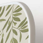 Minimal Olive Branch Pattern ピックルボールラケット (左詳細)