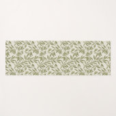 Minimal Olive Branch Pattern ヨガマット (正面(横))