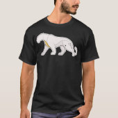 Minimal Panther Symbol | Abstract Animal Icon Tシャツ (正面)