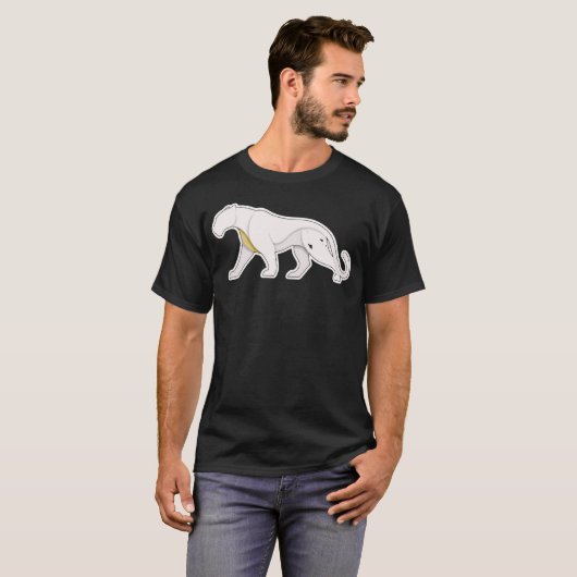 Minimal Panther Symbol | Abstract Animal Icon Tシャツ (正面フル)