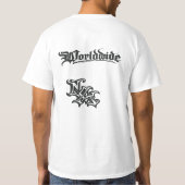 Minimal Paris Stripe Aesthetic T-Shirt Tシャツ (裏面)