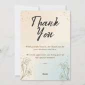 Minimal Pastel Baby Shower Invitation 招待状 (裏面)