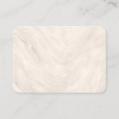 Minimal Pearl Bow Champagne Wedding Details エンクロージャーカード (裏面)