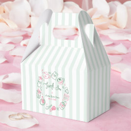 Minimal Perfect Matcha  Bridal Shower Thank You フェイバーボックス