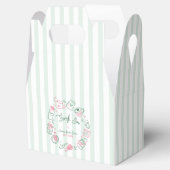 Minimal Perfect Matcha  Bridal Shower Thank You フェイバーボックス (オープン)