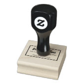 Minimal Personal Address Stamp – Clean Address ラバースタンプ (スタンプ)