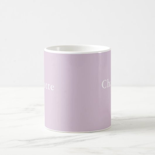 Minimal Personalized Name Mug コーヒーマグカップ (中央)