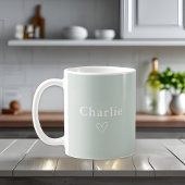 Minimal Personalized Name Mug コーヒーマグカップ