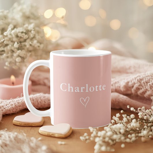 Minimal Personalized Name Mug コーヒーマグカップ