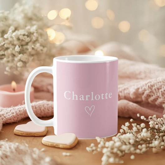 Minimal Personalized Name Mug コーヒーマグカップ