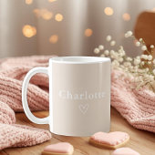 Minimal Personalized Name Mug コーヒーマグカップ
