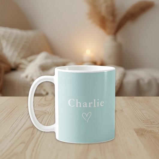 Minimal Personalized Name Mug コーヒーマグカップ