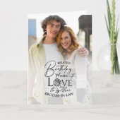 Minimal Photo Birthday Keepsake Brother-in-law カード (正面)