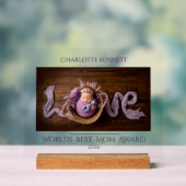 Minimal Photo Mother's Day New Mother Award アクリルサイン (ニュートラル)