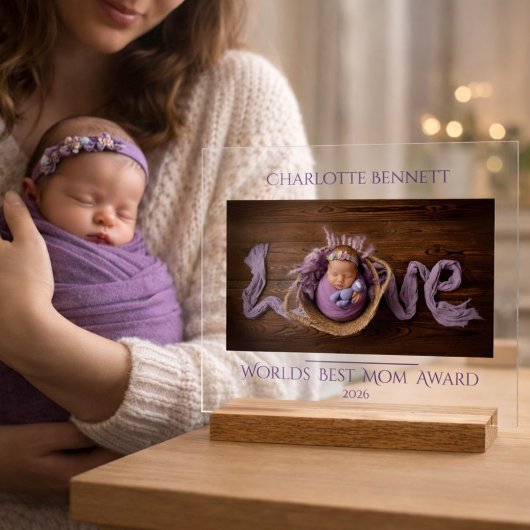 Minimal Photo Mother's Day New Mother Award アクリルサイン