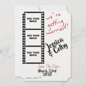 Minimal Photo Save the Date Custom Modern セーブザデート (正面)