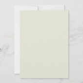 Minimal Photo Wedding Save the Date Card 招待状 (裏面)