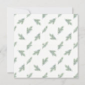 Minimal Pine Corporate Christmas Pattern カード (正面)
