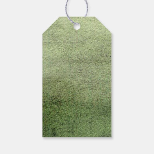 Minimal Pine Tree Christmas Card ギフトタグ (裏面)