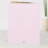 Minimal Pink Photo Collage Custom Mother's Day カード (裏面)