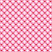 Minimal Pink Red Hearts I Love You Valentine Bag ラージペーパーバッグ