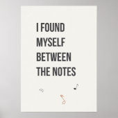 Minimal Poetic Decor. Calm Bedroom ポスター (正面)