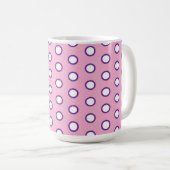 Minimal Polka Dot coffee mug コーヒーマグカップ (正面右)