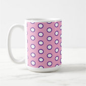 Minimal Polka Dot coffee mug コーヒーマグカップ (左)