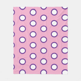 Minimal Polka Dot Fleece Blanket   フリースブランケット