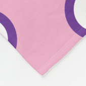 Minimal Polka Dot Fleece Blanket   フリースブランケット (角)