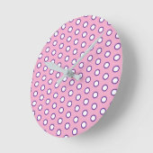 Minimal Polka Dot round clock ラウンド壁時計 (傾斜)