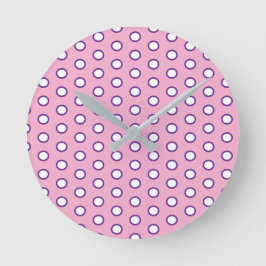 Minimal Polka Dot round clock ラウンド壁時計