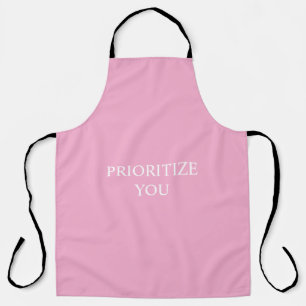 Minimal Prioritize You 引用 ダスティーローズピンク エプロン