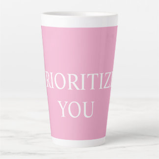 Minimal Prioritize You 引用 ダスティーローズピンク カフェラテマグ