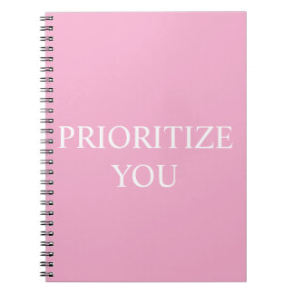 Minimal Prioritize You 引用 ダスティーローズピンク ノートブック