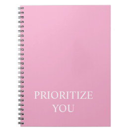 Minimal Prioritize You 引用 ダスティーローズ ピンク ノートブック
